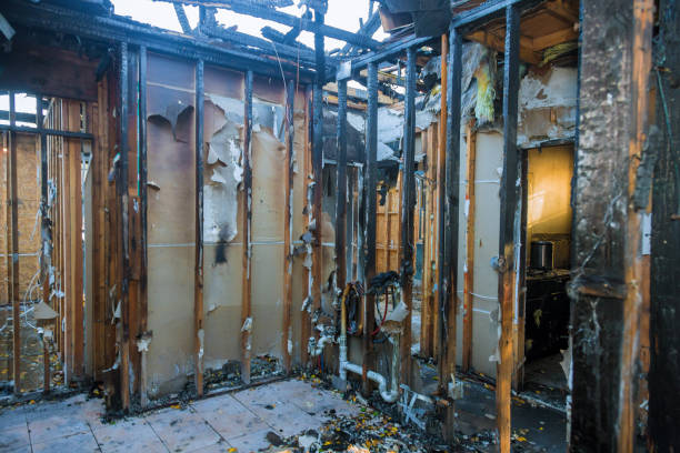 Professional Fire Damage Restoration technician working in Swedesboro, NJ